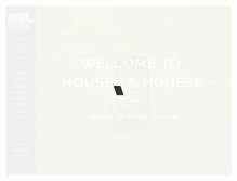 Tablet Screenshot of houserandhouser.com